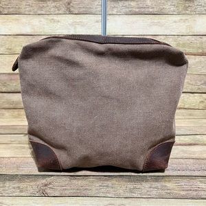 Szone Brown Canvas Clutch